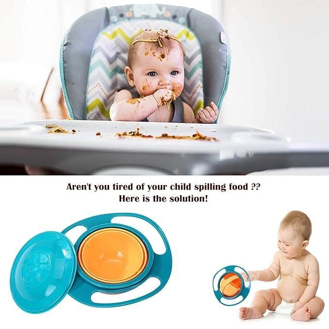 360 Spin Food Bowl for Kids