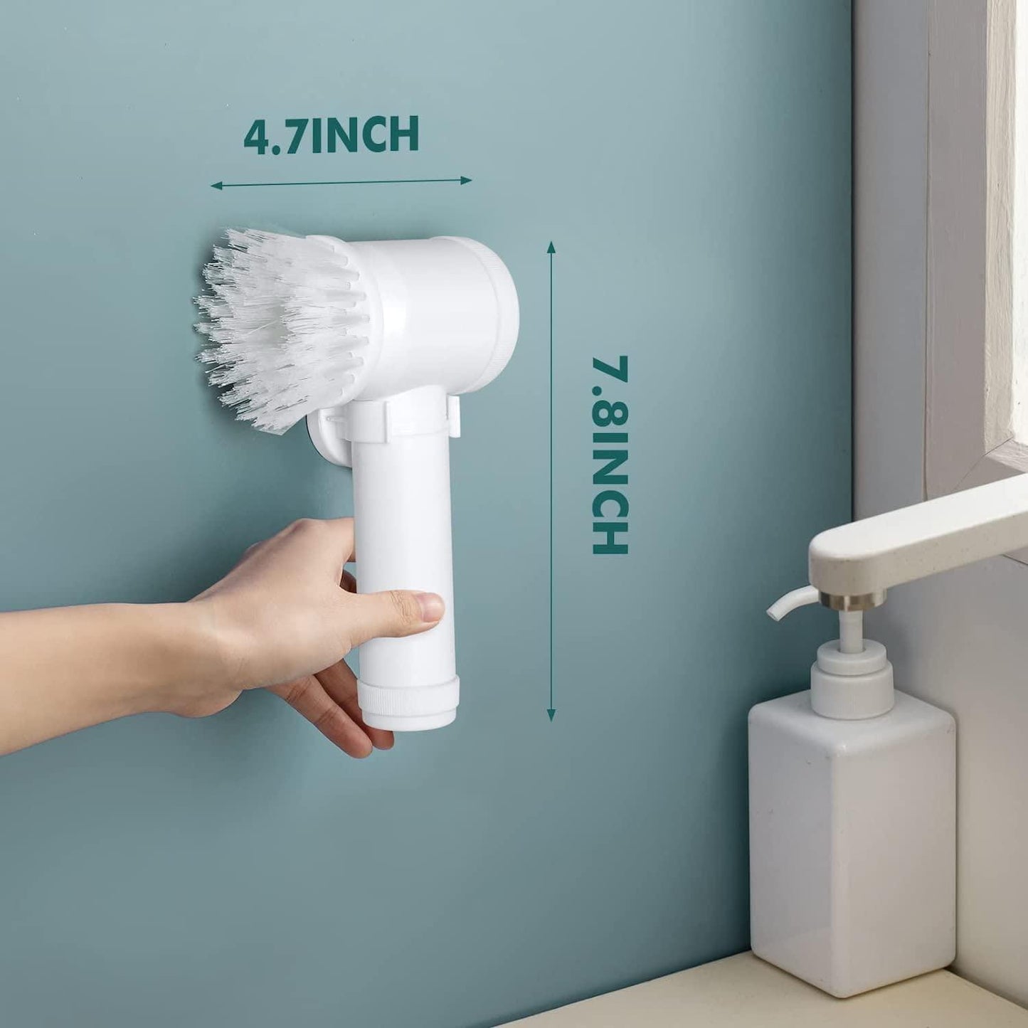 PowerScrub Handheld Bathroom Brush